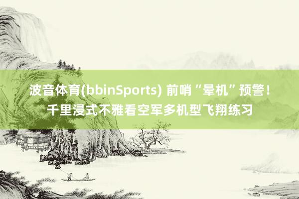 波音体育(bbinSports) 前哨“晕机”预警！千里浸式不雅看空军多机型飞翔练习